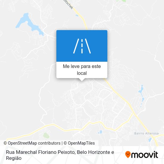 Rua Marechal Floriano Peixoto mapa