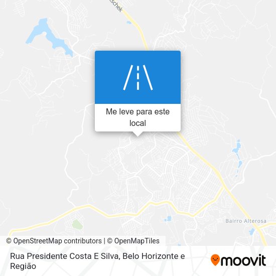 Rua Presidente Costa E Silva mapa