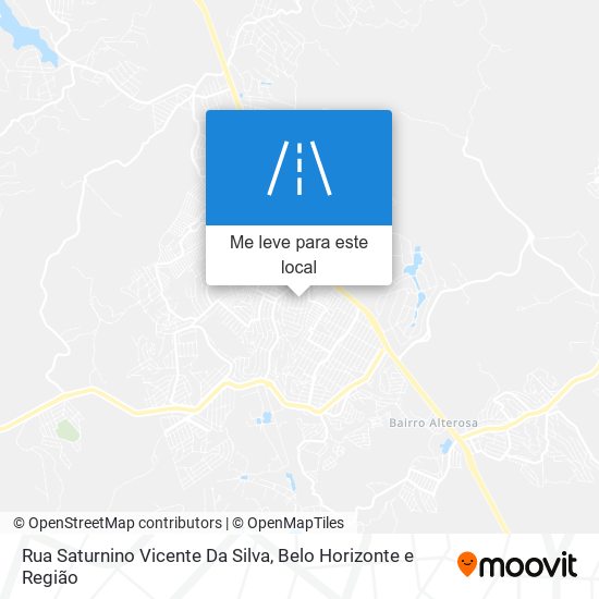 Rua Saturnino Vicente Da Silva mapa