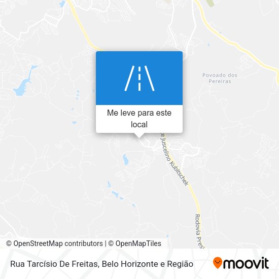 Rua Tarcísio De Freitas mapa