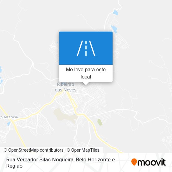 Rua Vereador Silas Nogueira mapa