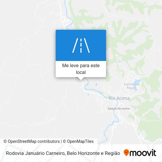 Rodovia Januário Carneiro mapa