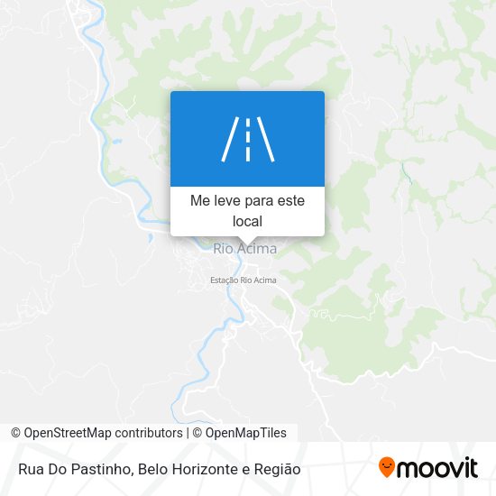 Rua Do Pastinho mapa