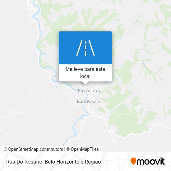 Rua Do Rosário mapa