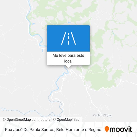 Rua José De Paula Santos mapa