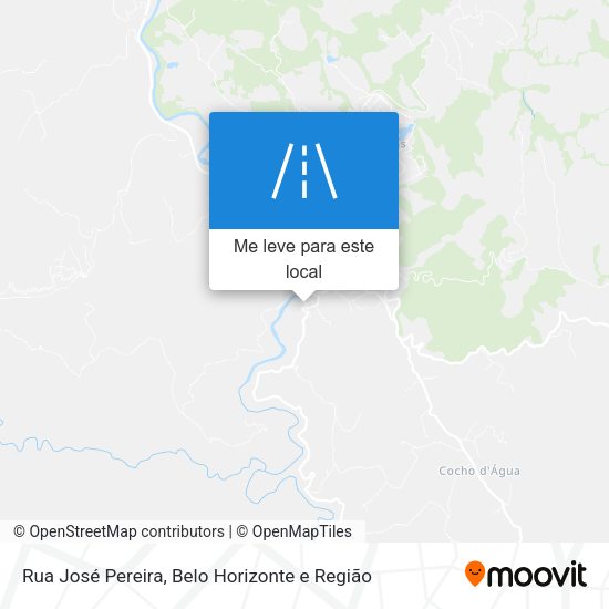 Rua José Pereira mapa