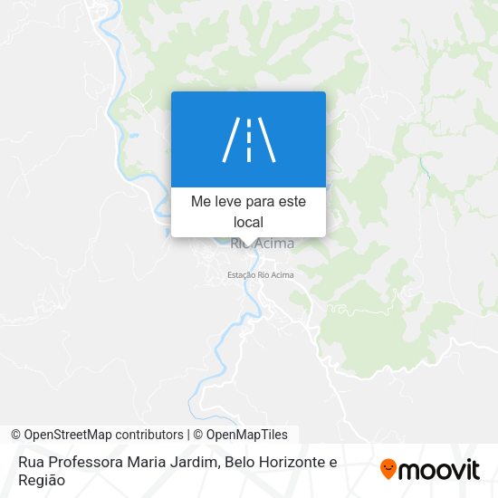 Rua Professora Maria Jardim mapa