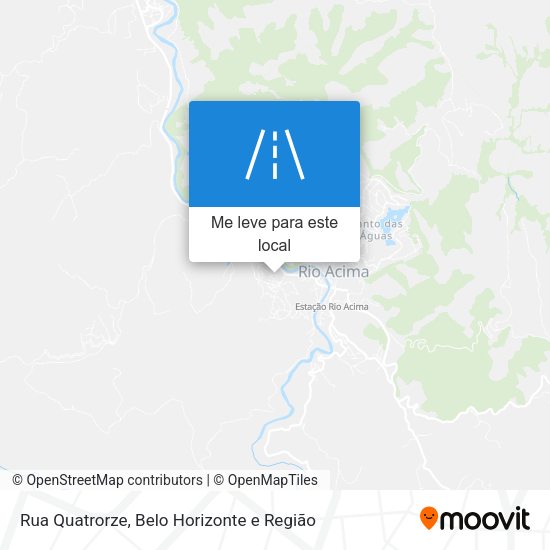Rua Quatrorze mapa