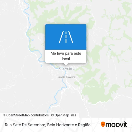 Rua Sete De Setembro mapa
