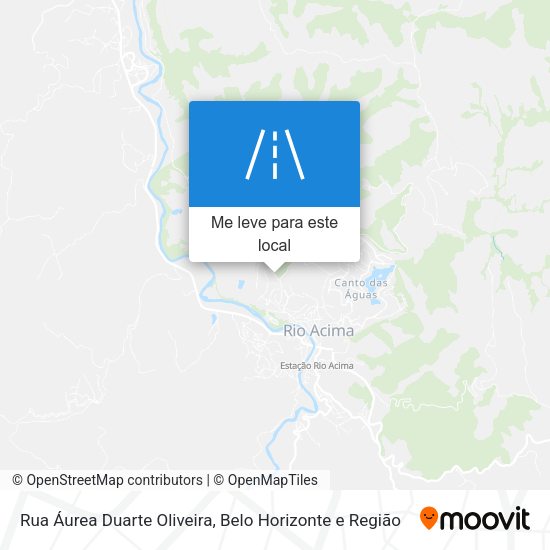 Rua Áurea Duarte Oliveira mapa