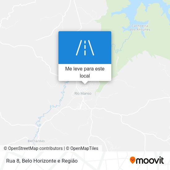 Rua 8 mapa