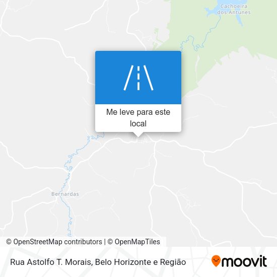 Rua Astolfo T. Morais mapa