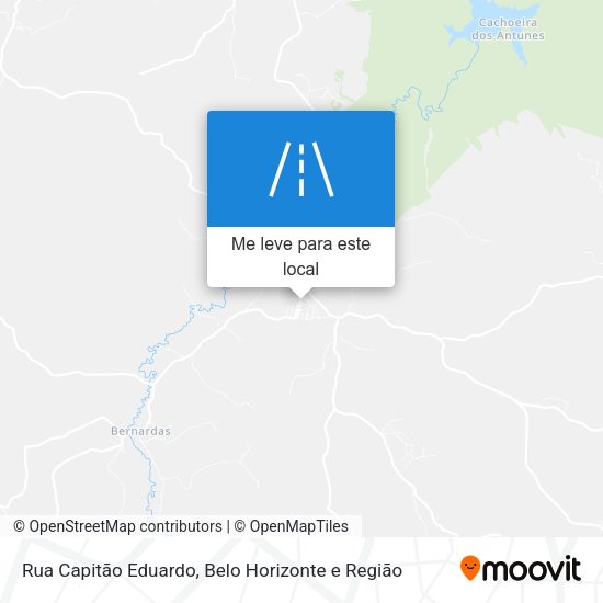 Rua Capitão Eduardo mapa