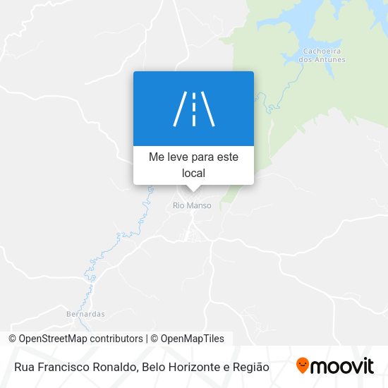 Rua Francisco Ronaldo mapa