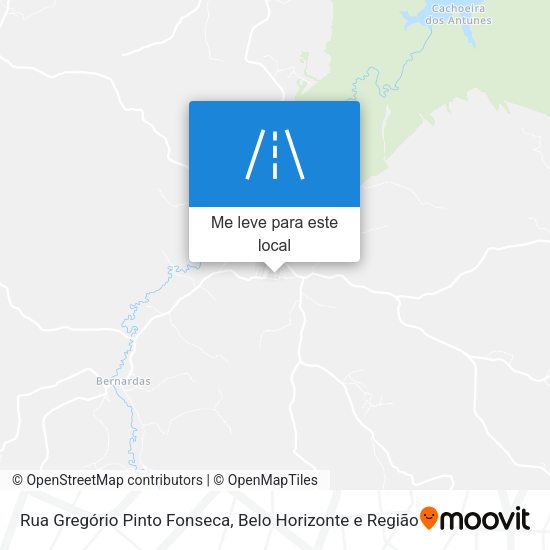 Rua Gregório Pinto Fonseca mapa