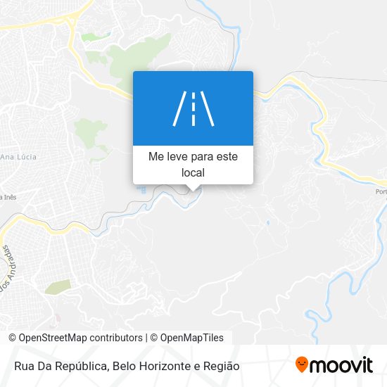 Rua Da República mapa