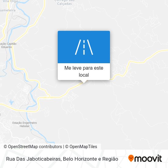 Rua Das Jaboticabeiras mapa