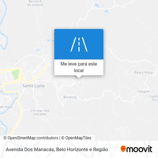 Avenida Dos Manacás mapa