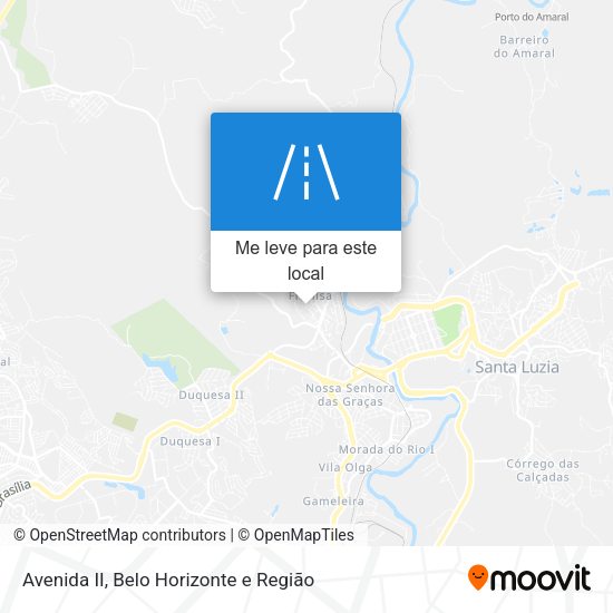 Avenida II mapa