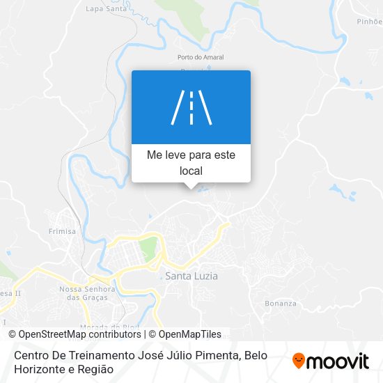 Centro De Treinamento José Júlio Pimenta mapa