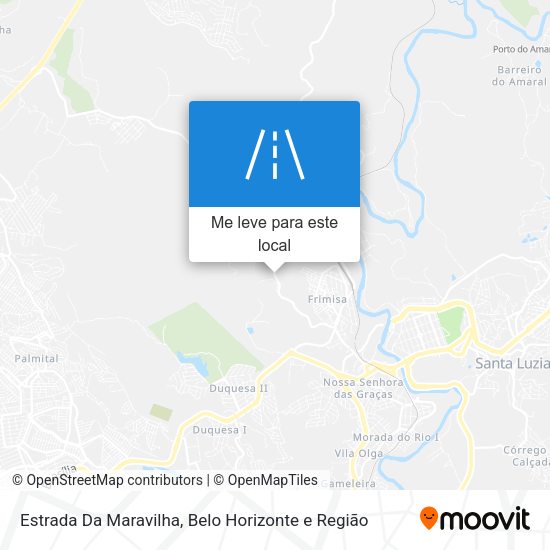 Estrada Da Maravilha mapa