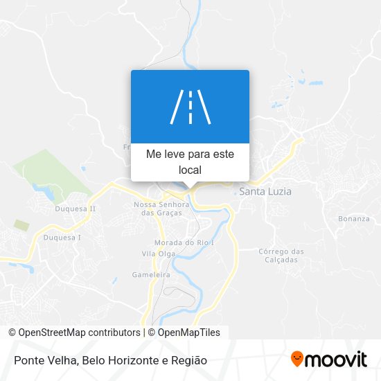 Ponte Velha mapa