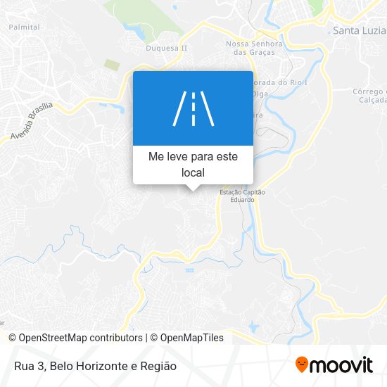 Rua 3 mapa