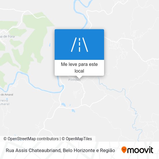 Rua Assis Chateaubriand mapa