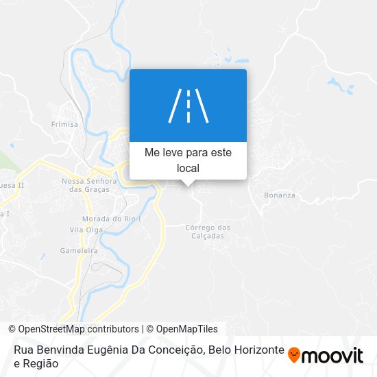 Rua Benvinda Eugênia Da Conceição mapa