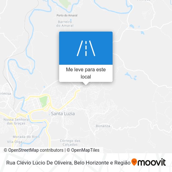 Rua Clévio Lúcio De Oliveira mapa