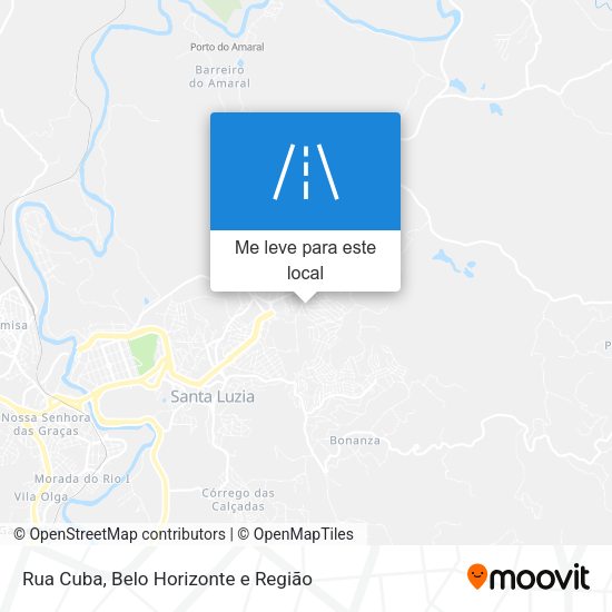 Rua Cuba mapa