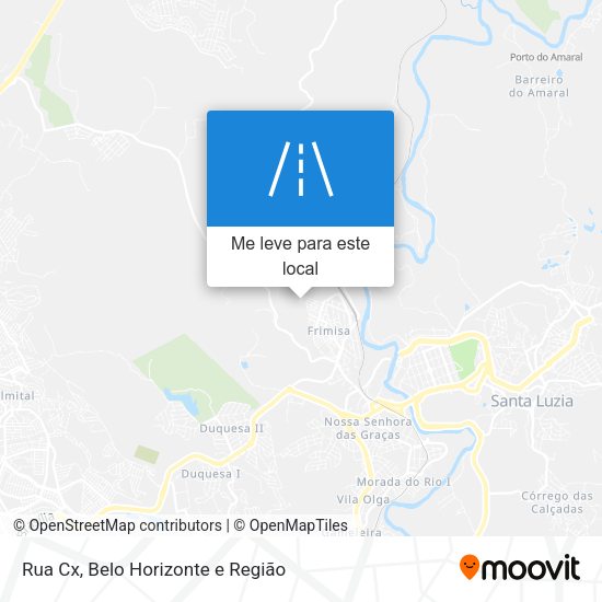 Rua Cx mapa