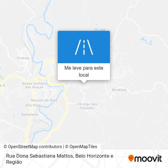 Rua Dona Sebastiana Mattos mapa