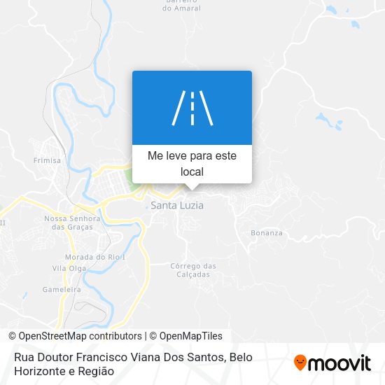 Rua Doutor Francisco Viana Dos Santos mapa