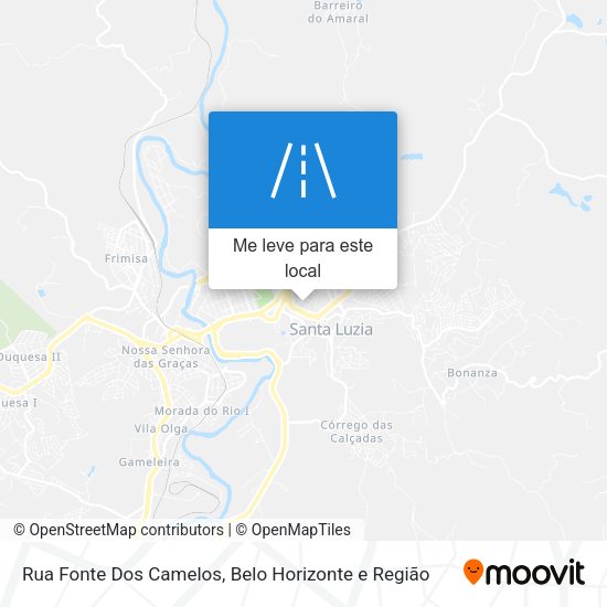 Rua Fonte Dos Camelos mapa