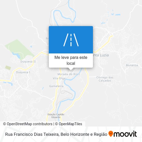 Rua Francisco Dias Teixeira mapa