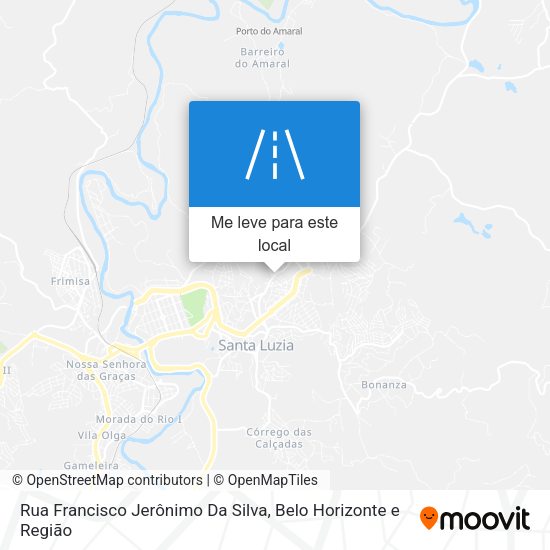 Rua Francisco Jerônimo Da Silva mapa