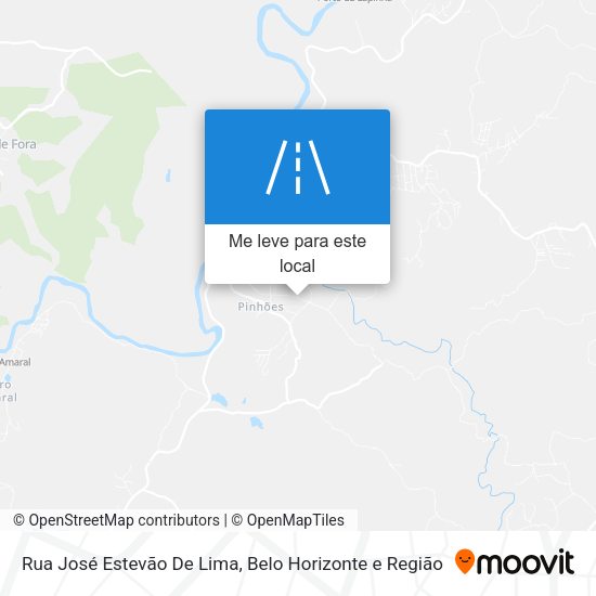 Rua José Estevão De Lima mapa