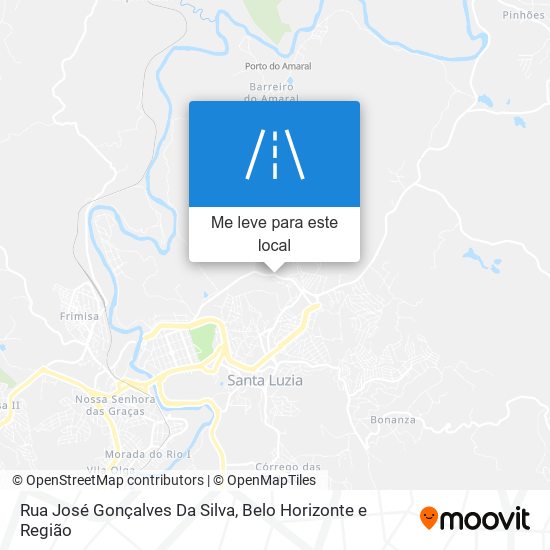 Rua José Gonçalves Da Silva mapa