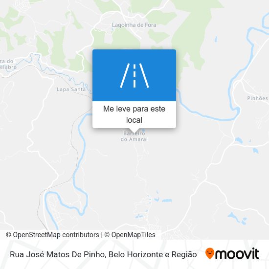 Rua José Matos De Pinho mapa