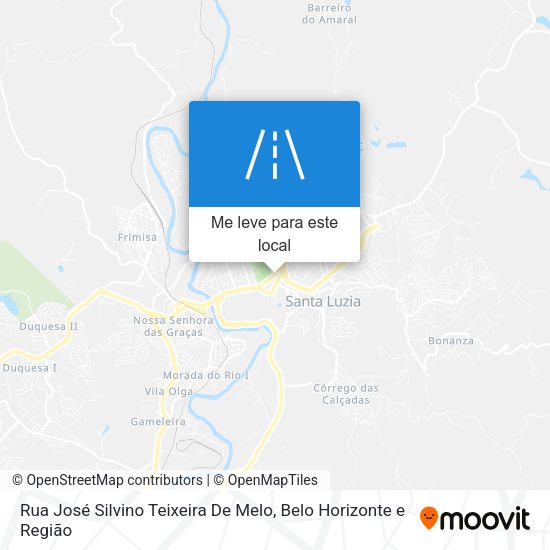 Rua José Silvino Teixeira De Melo mapa