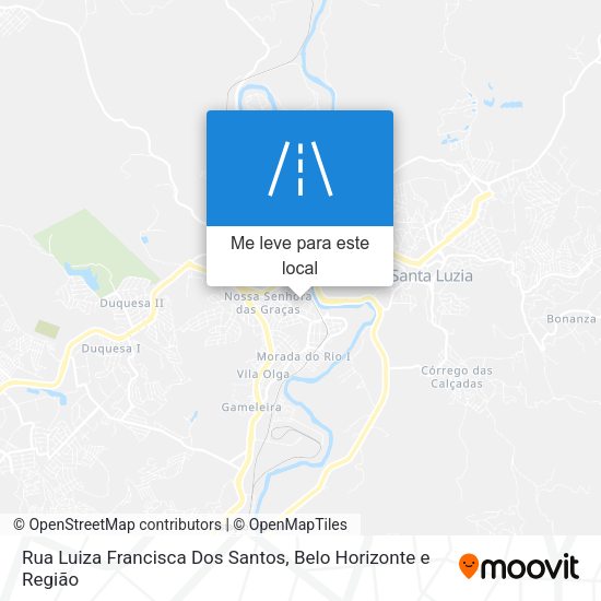 Rua Luiza Francisca Dos Santos mapa