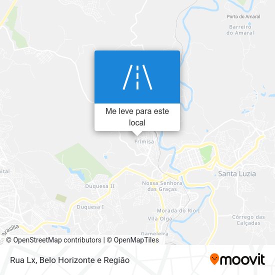 Rua Lx mapa