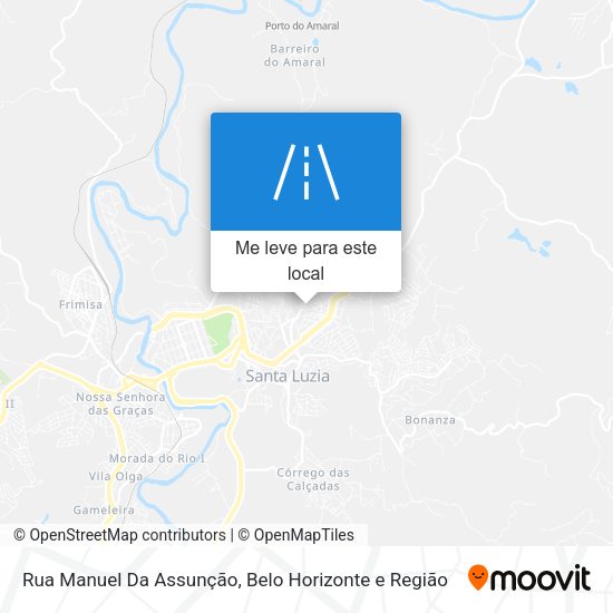 Rua Manuel Da Assunção mapa