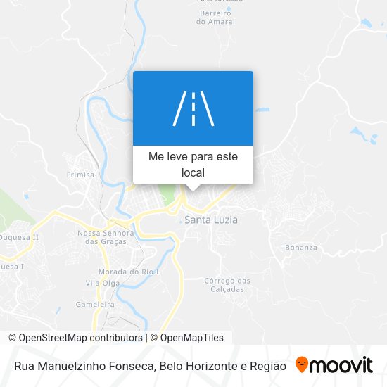 Rua Manuelzinho Fonseca mapa