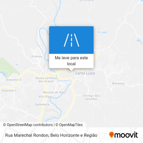 Rua Marechal Rondon mapa
