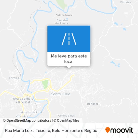 Rua Maria Luiza Teixeira mapa