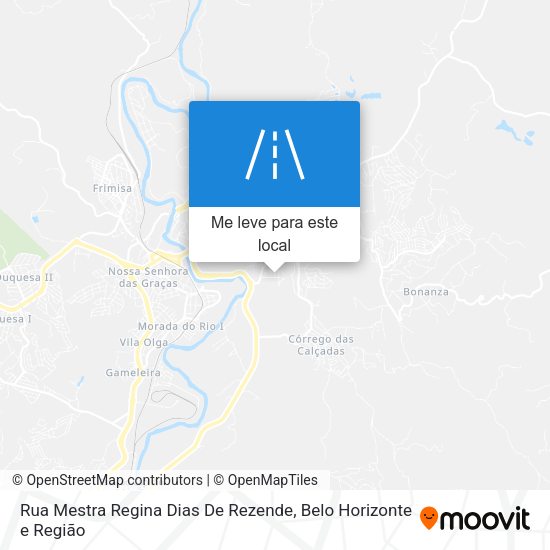 Rua Mestra Regina Dias De Rezende mapa