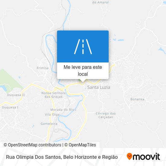 Rua Olímpia Dos Santos mapa