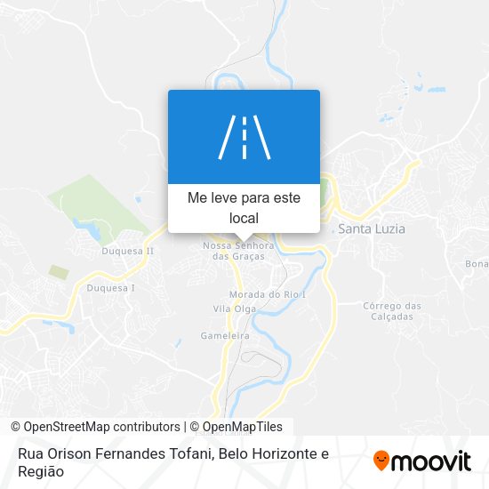 Rua Orison Fernandes Tofani mapa